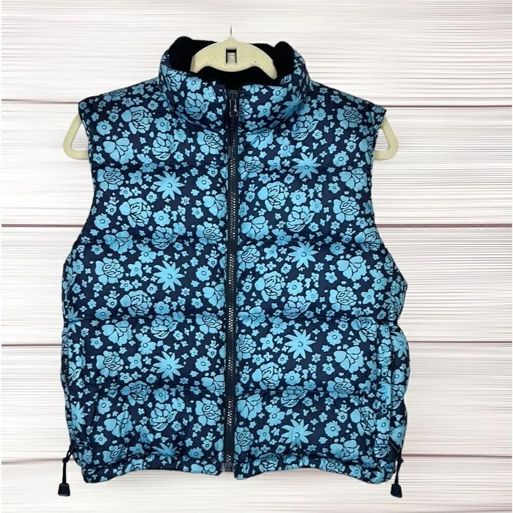 Vintage Polo Jeans Co Ralph Lauren Vest Quilted Puffy Goose Down Zip Front PM